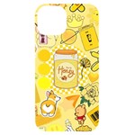 Marillo Pastel Zkt, Aesthetic, Stickers, Yellow iPhone 14 Black UV Print Case