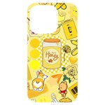 Marillo Pastel Zkt, Aesthetic, Stickers, Yellow iPhone 14 Pro Black UV Print Case