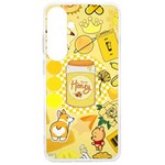 Marillo Pastel Zkt, Aesthetic, Stickers, Yellow Samsung Galaxy S24 Ultra 6.9 Inch TPU UV Case