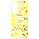 Marillo Pastel Zkt, Aesthetic, Stickers, Yellow Samsung Galaxy S24 Plus 6.7 Inch Black TPU UV Case