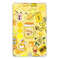 Marillo Pastel Zkt, Aesthetic, Stickers, Yellow Name Card Style USB Flash Drive from ArtsNow.com Back