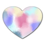 Pastel Ballons, Ballons, Heart Mousepad