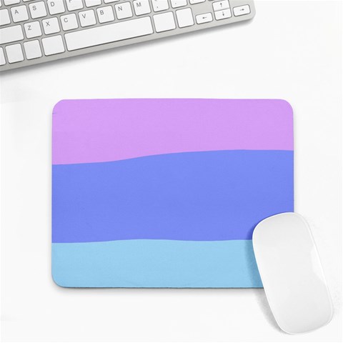 Pastel Colour, Blue, Lilac, Orange, Pastel, Pink, Romance Small Mousepad from ArtsNow.com Front