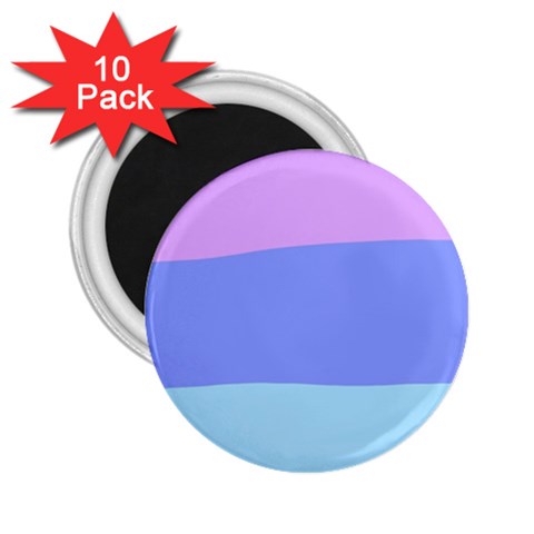 Pastel Colour, Blue, Lilac, Orange, Pastel, Pink, Romance 2.25  Magnets (10 pack)  from ArtsNow.com Front