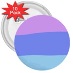 Pastel Colour, Blue, Lilac, Orange, Pastel, Pink, Romance 3  Buttons (10 pack) 