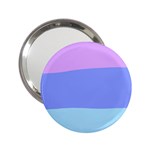 Pastel Colour, Blue, Lilac, Orange, Pastel, Pink, Romance 2.25  Handbag Mirrors