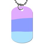 Pastel Colour, Blue, Lilac, Orange, Pastel, Pink, Romance Dog Tag (One Side)