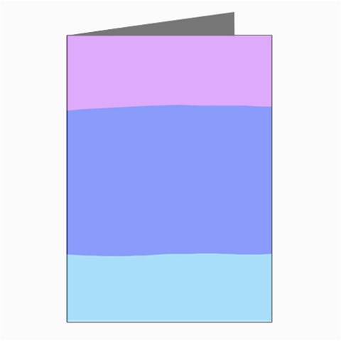 Pastel Colour, Blue, Lilac, Orange, Pastel, Pink, Romance Greeting Cards (Pkg of 8) from ArtsNow.com Left