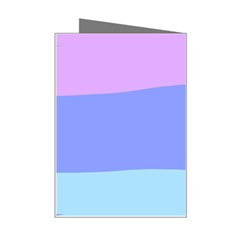 Pastel Colour, Blue, Lilac, Orange, Pastel, Pink, Romance Mini Greeting Card from ArtsNow.com Right