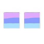 Pastel Colour, Blue, Lilac, Orange, Pastel, Pink, Romance Cufflinks (Square)