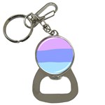 Pastel Colour, Blue, Lilac, Orange, Pastel, Pink, Romance Bottle Opener Key Chain