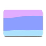 Pastel Colour, Blue, Lilac, Orange, Pastel, Pink, Romance Small Doormat