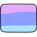 Pastel Colour, Blue, Lilac, Orange, Pastel, Pink, Romance Fleece Blanket (Mini)