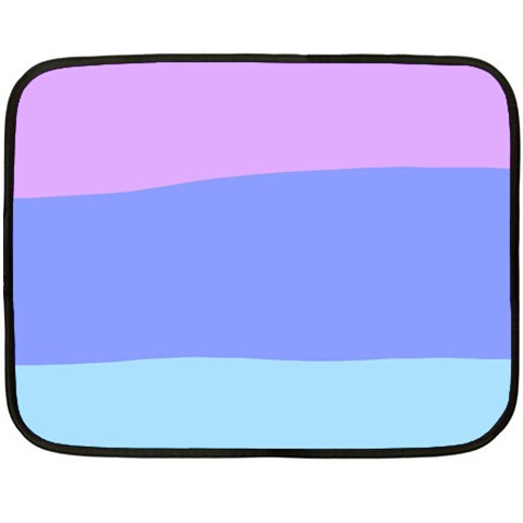 Pastel Colour, Blue, Lilac, Orange, Pastel, Pink, Romance Two Sides Fleece Blanket (Mini) from ArtsNow.com 35 x27  Blanket Front