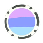 Pastel Colour, Blue, Lilac, Orange, Pastel, Pink, Romance Poker Chip Card Guard (10 pack)