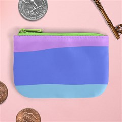 Pastel Colour, Blue, Lilac, Orange, Pastel, Pink, Romance Mini Coin Purse from ArtsNow.com Front