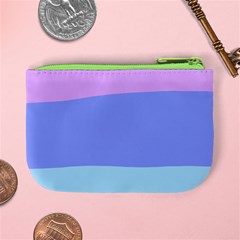 Pastel Colour, Blue, Lilac, Orange, Pastel, Pink, Romance Mini Coin Purse from ArtsNow.com Back