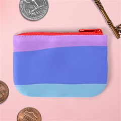 Pastel Colour, Blue, Lilac, Orange, Pastel, Pink, Romance Mini Coin Purse from ArtsNow.com Back