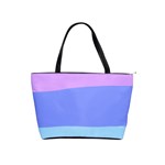 Pastel Colour, Blue, Lilac, Orange, Pastel, Pink, Romance Classic Shoulder Handbag