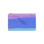 Pastel Colour, Blue, Lilac, Orange, Pastel, Pink, Romance Cosmetic Bag (Small)