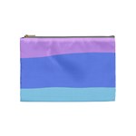 Pastel Colour, Blue, Lilac, Orange, Pastel, Pink, Romance Cosmetic Bag (Medium)