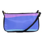 Pastel Colour, Blue, Lilac, Orange, Pastel, Pink, Romance Shoulder Clutch Bag