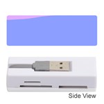 Pastel Colour, Blue, Lilac, Orange, Pastel, Pink, Romance Memory Card Reader (Stick)