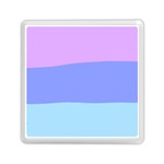 Pastel Colour, Blue, Lilac, Orange, Pastel, Pink, Romance Memory Card Reader (Square)