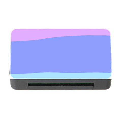 Pastel Colour, Blue, Lilac, Orange, Pastel, Pink, Romance Memory Card Reader with CF from ArtsNow.com Front