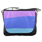 Pastel Colour, Blue, Lilac, Orange, Pastel, Pink, Romance Messenger Bag