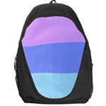 Pastel Colour, Blue, Lilac, Orange, Pastel, Pink, Romance Backpack Bag