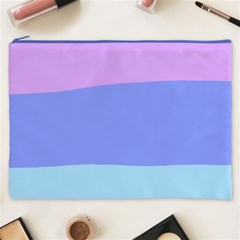 Pastel Colour, Blue, Lilac, Orange, Pastel, Pink, Romance Cosmetic Bag (XXXL) from ArtsNow.com Front