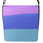 Pastel Colour, Blue, Lilac, Orange, Pastel, Pink, Romance Flap Closure Messenger Bag (S)