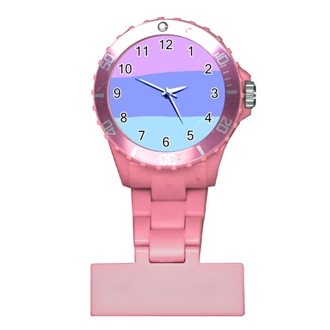 Pastel Colour, Blue, Lilac, Orange, Pastel, Pink, Romance Plastic Nurses Watch from ArtsNow.com Front