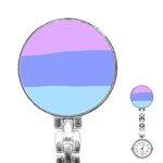 Pastel Colour, Blue, Lilac, Orange, Pastel, Pink, Romance Stainless Steel Nurses Watch