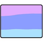 Pastel Colour, Blue, Lilac, Orange, Pastel, Pink, Romance Two Sides Fleece Blanket (Medium)