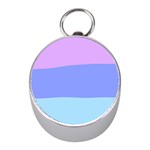 Pastel Colour, Blue, Lilac, Orange, Pastel, Pink, Romance Mini Silver Compasses