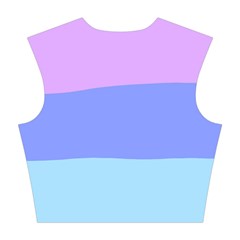 Pastel Colour, Blue, Lilac, Orange, Pastel, Pink, Romance Cotton Crop Top from ArtsNow.com Back