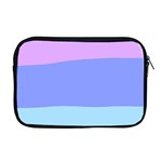 Pastel Colour, Blue, Lilac, Orange, Pastel, Pink, Romance Apple MacBook Pro 17  Zipper Case