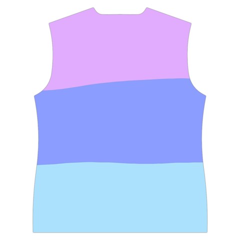 Pastel Colour, Blue, Lilac, Orange, Pastel, Pink, Romance Women s Button Up Vest from ArtsNow.com Back