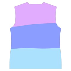 Pastel Colour, Blue, Lilac, Orange, Pastel, Pink, Romance Women s Button Up Vest from ArtsNow.com Back