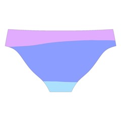 Pastel Colour, Blue, Lilac, Orange, Pastel, Pink, Romance Cross Back Hipster Bikini Set from ArtsNow.com Back Under