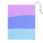 Pastel Colour, Blue, Lilac, Orange, Pastel, Pink, Romance Drawstring Pouch (4XL)