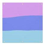 Pastel Colour, Blue, Lilac, Orange, Pastel, Pink, Romance Banner and Sign 4  x 4 