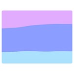 Pastel Colour, Blue, Lilac, Orange, Pastel, Pink, Romance Two Sides Premium Plush Fleece Blanket (Baby Size)