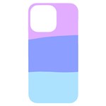 Pastel Colour, Blue, Lilac, Orange, Pastel, Pink, Romance iPhone 14 Pro Max Black UV Print Case