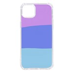 Pastel Colour, Blue, Lilac, Orange, Pastel, Pink, Romance iPhone 14 Plus TPU UV Print Case