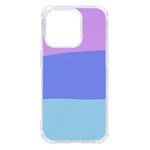 Pastel Colour, Blue, Lilac, Orange, Pastel, Pink, Romance iPhone 14 Pro TPU UV Print Case