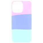 Pastel Colour, Blue, Lilac, Orange, Pastel, Pink, Romance iPhone 15 Pro Max Black UV Print PC Hardshell Case