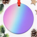 Pastel Rainbow, Color Ornament (Round)